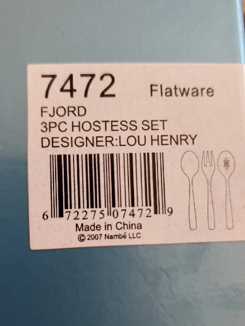 NEW Nambe Designed by Louis Henry 3 Piece Hostess Flatwear Gift Box